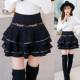 Lace cake skirt pleated short skirt for women in spring and summer new high-waisted slim large size versatile A-line puffy skirt