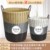 [buy one get one free] 45cm tall brown rice coffee + 22cm tall gray and white brown 