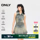 ONLY2025 summer new cool fabric fashionable hot girl versatile slim lapel denim dress
