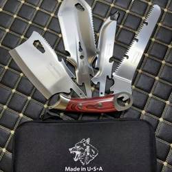 Outdoor Tool Five-Piece Set Camping Tools Camping Travel Portable Multi-Functional Set Four-In-One with Storage Bag