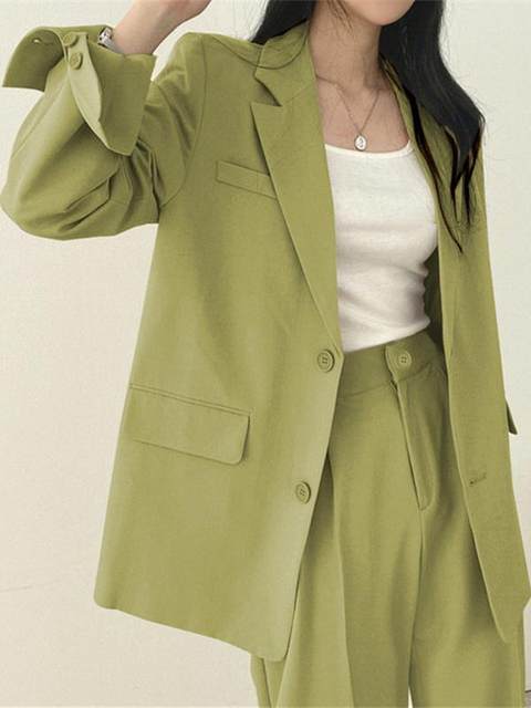Avocado color suit suit blazer for women spring and autumn spot new ...