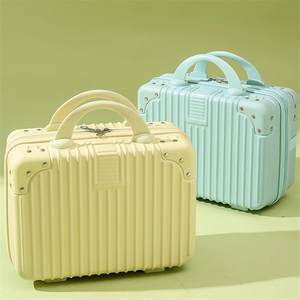 
Portable suitcase, small size, portable cosmetics storage, boarding, student accommodation souvenir, wedding red dowry