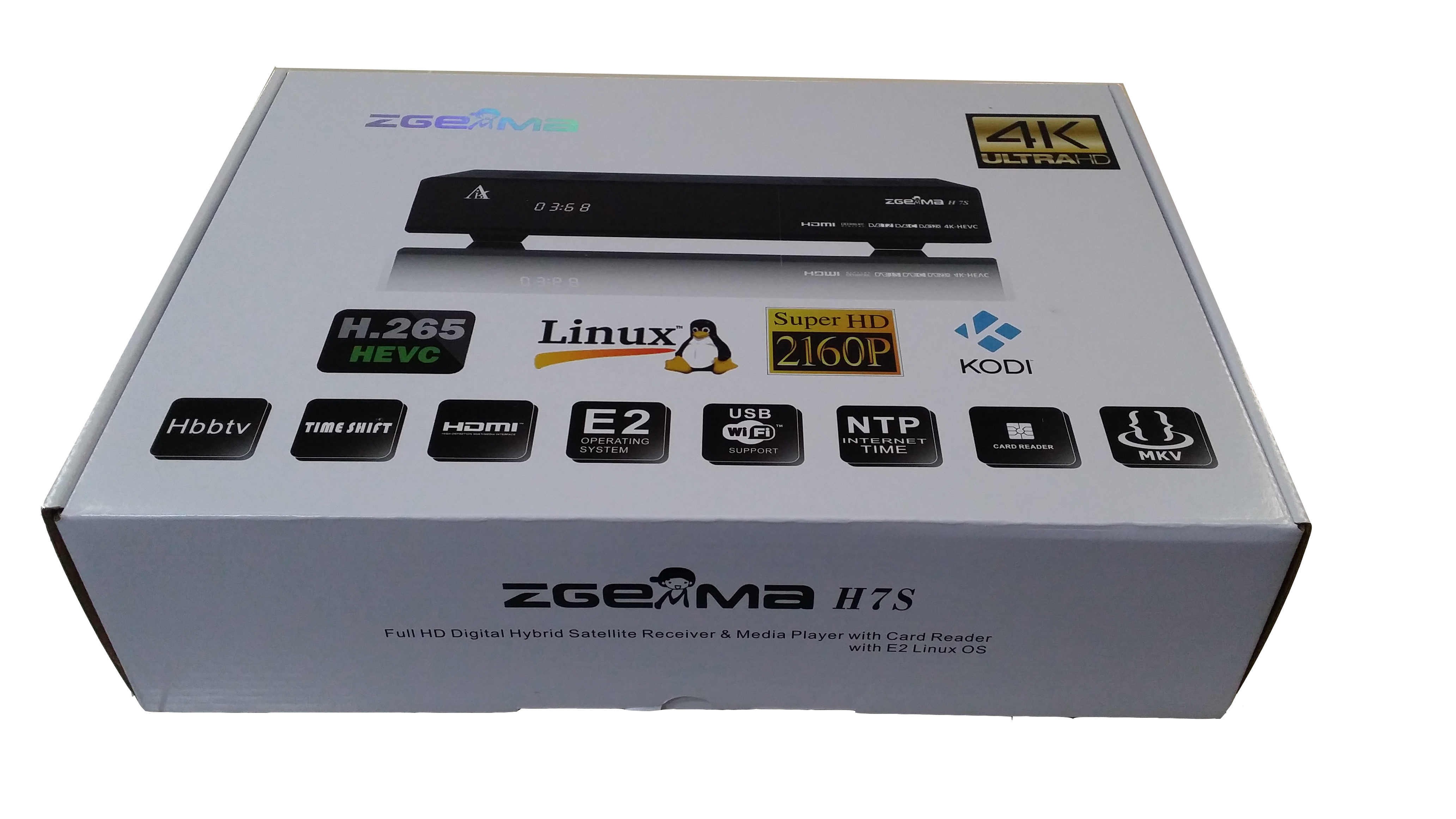 ZGEMMA Ÿ H7S E2 2*DVB-S2 | S2X+DVB-T2 | -