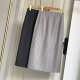 Polka dot skirt for women 2025 spring new summer mid-length retro suit high waist slim A-line hip skirt
