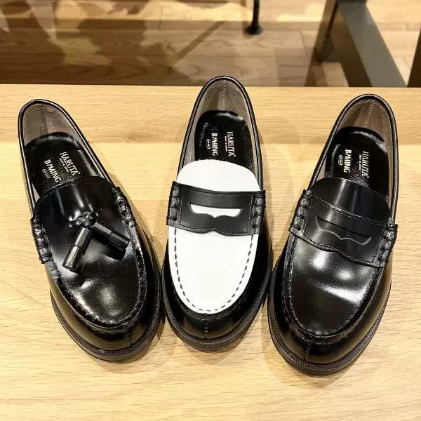 B:MING by BEAMS HARUTA ローファー ブラック 新品未使用 新品 HARUTA × B:MING by BEAMS / 別注 ローファー 【公式通販】