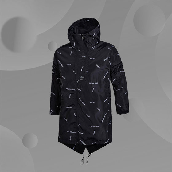 Lining/Li Ning genuine 2018 new product Li Ning men's sports fashion series sports trench coat AFDN021