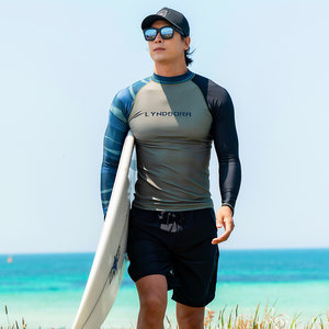 
Diving suits, swimsuits, men's full-body long-sleeved sun protection surfing suits, jellyfish suits, men's swimsuit sets, quick-drying, hot spring bathing