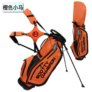 Orange Pony Golf Stand Bag Large Capacity Multifunctional Sports Style Golf Bag