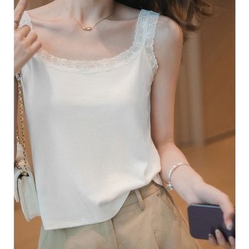 2025 new fashionable and versatile slim vest base shirt