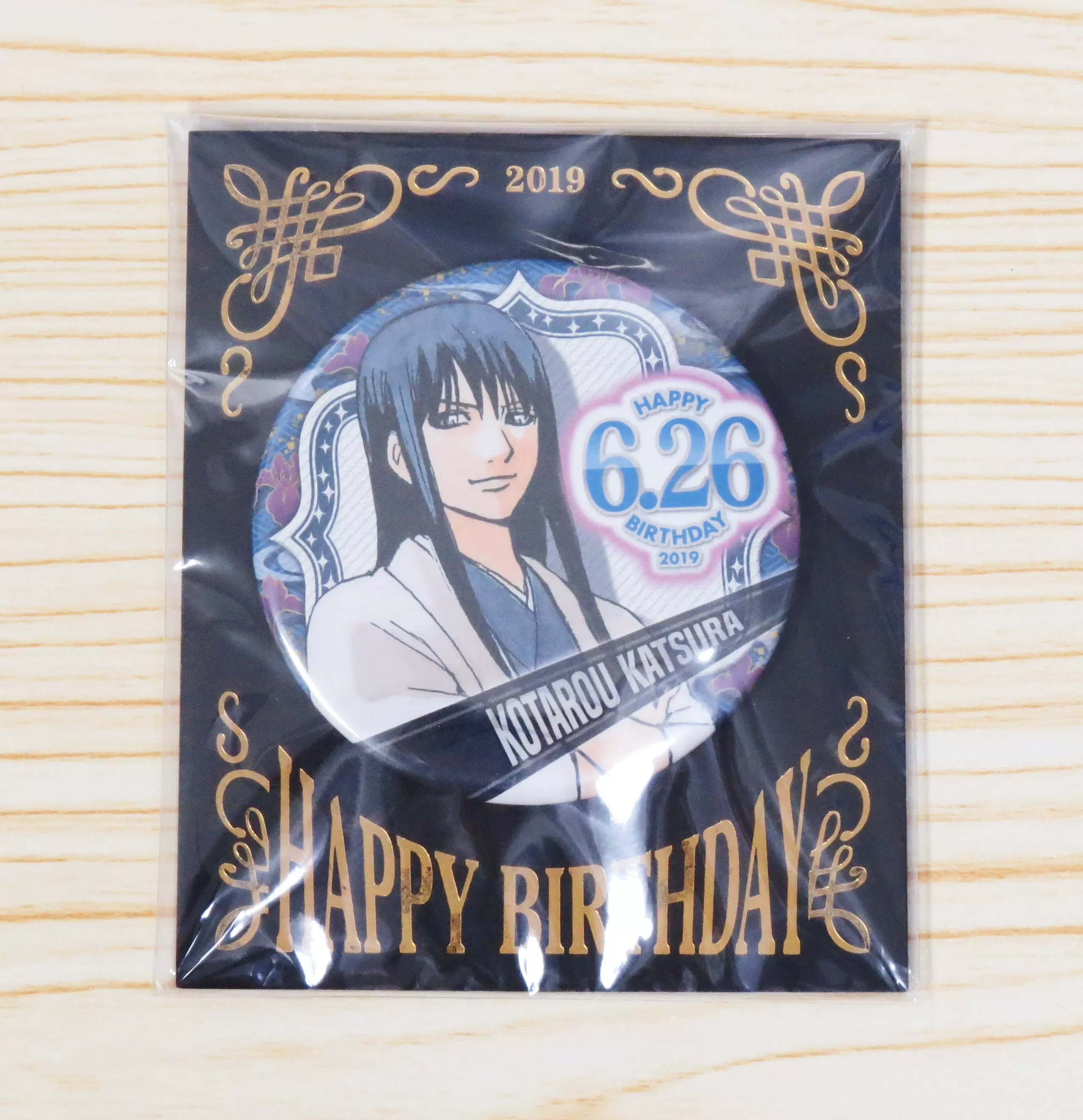現貨】銀魂Jumpshop限定2019 生日徽章桂小太郎