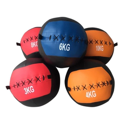 Personal Training Fitness Soft Medicine Ball Pu Squash Ball Wall Ball Gravity Ball Balance Training Unstable Training Non-Elastic Solid Ball
