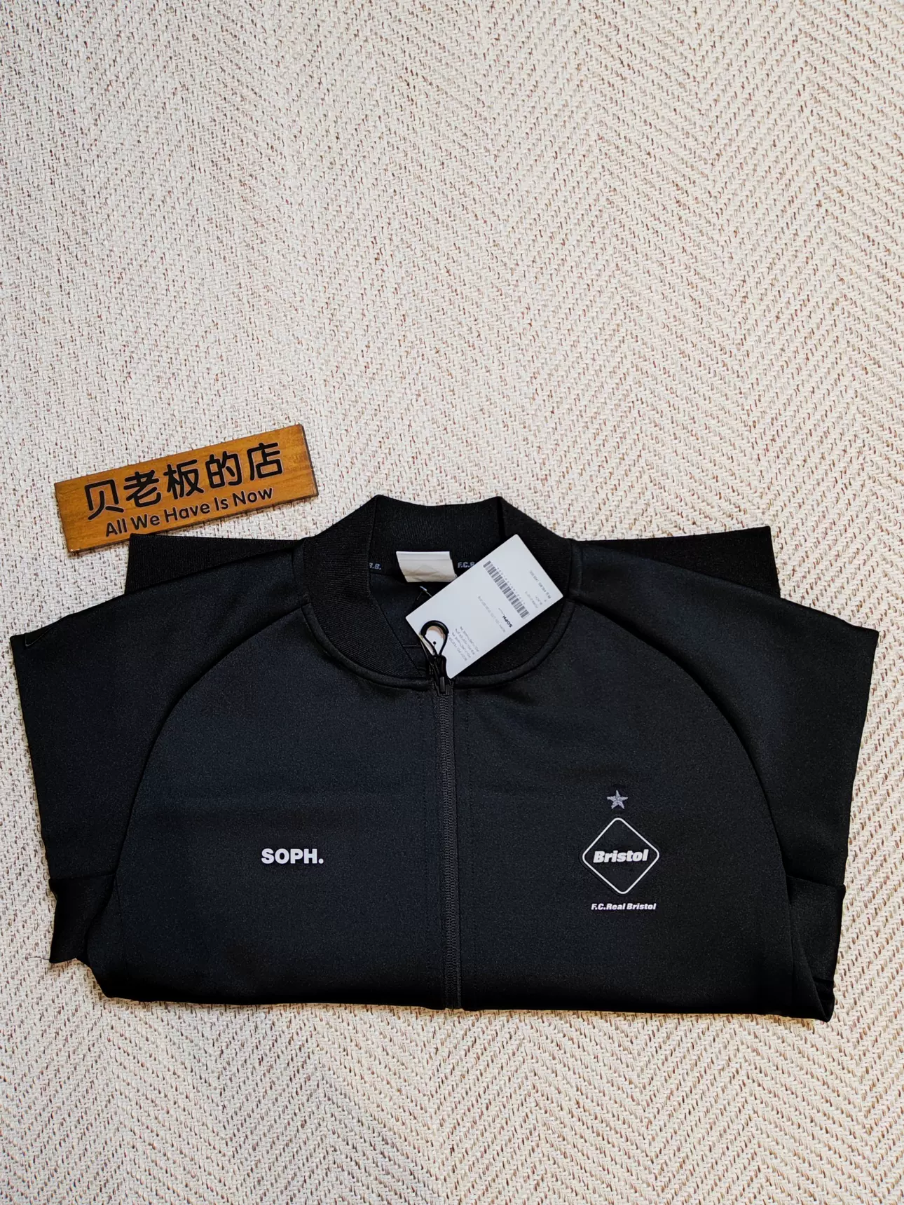 折扣捡漏F.C.Real.Bristol FCRB 拉链夹克外套-Taobao