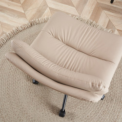 Exclusive Computer Chair, Office Chair, Simple Leather Home Bedroom Chair, Rotatable Ergonomic Art Style Single Chair