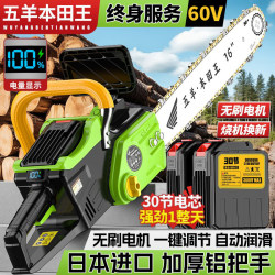 Imported 30-Section Rechargeable Electric Chain Saw, High-Power Multi-Functional Portable Lithium Electric Saw, Household Logging Electric Saw