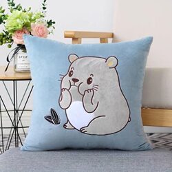 Cute Cartoon Pillow, Car Cushion, Sofa Cushion, Office Bedside Backrest, Square Pillow Cover Without Core