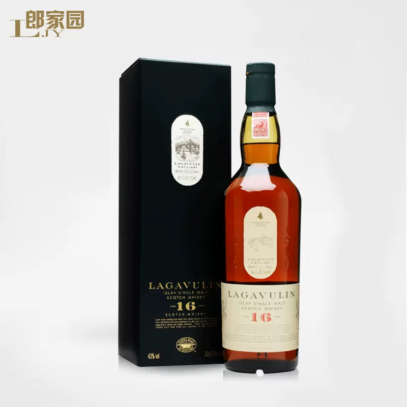 洋酒包邮Lagavulin 16YO.乐加维林16年单一麦芽威士忌酒-Taobao