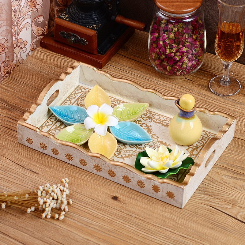 태국 SPA 접시, 에센셜 오일 병, 세라믹 그릇, 스파 뷰티 살롱 에센셜 오일 그릇, 뷰티 에센셜 오일 접시, 트레이, 믹싱 접시 -