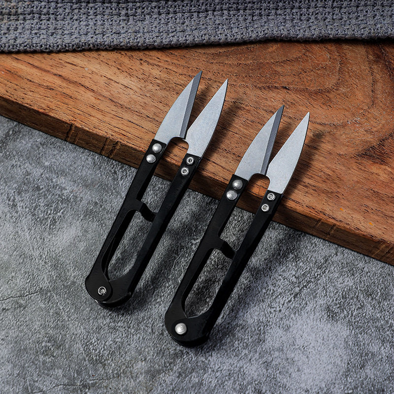 가정용 십자수 작은 가위 U 자형 가위 제조업체 실 다듬기 실 다듬기 수제 직물 가위 -