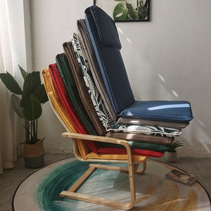 
Nordic style with Pelo chair cushion with sponge single sofa chair cushion Korean back hangable cover