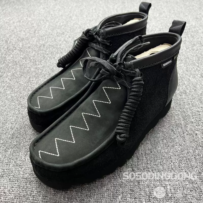 現貨NEIGHBORHOOD WALLABEE GTX BOOTS CLARKS聯名樂福休閒鞋22SS-Taobao