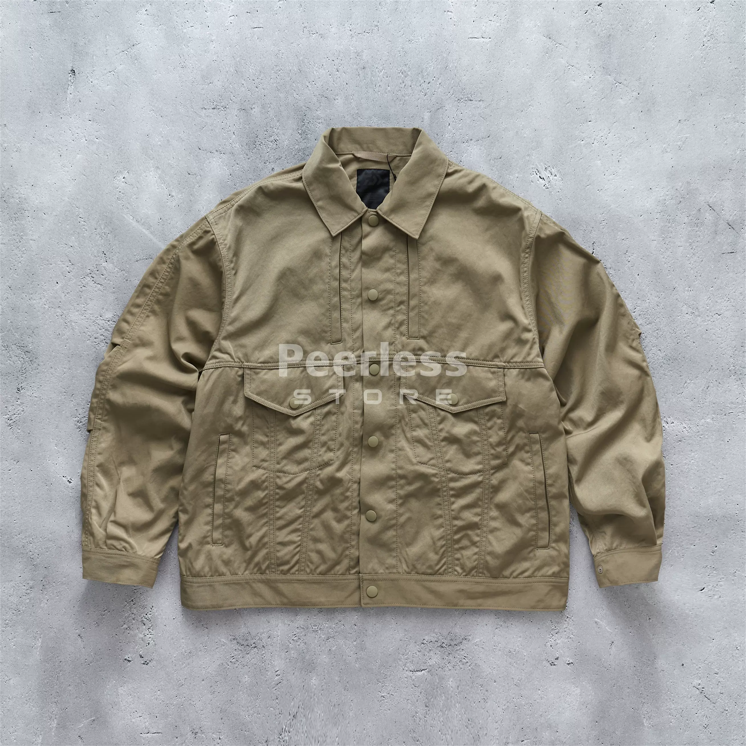 现货DAIWA PIER39 TECH TRUCKER JACKET TWILL 机能口袋夹克-Taobao