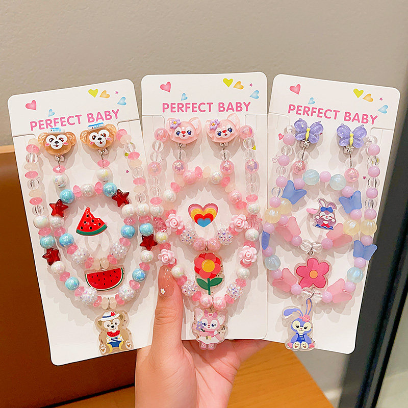 Srcasy 6 Pièces Ensemble De Bijoux Sirène,Bijoux Princesse Sirène,Sirène Ensemble De Bijoux,Avec Couronne, Collier, Boucles D'Oreilles, Bracelet