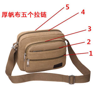 Men's bags for money, do business wallet, shoulder bag, packet bag tool bag canvas shoulder bag casual bag cash bag