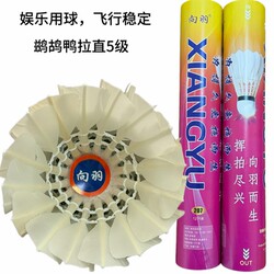 Xiangyu 207 Badminton Shuttlecock, Level 5, Stable and Durable, for Amateur Entertainment and Practice, 12 Pieces
