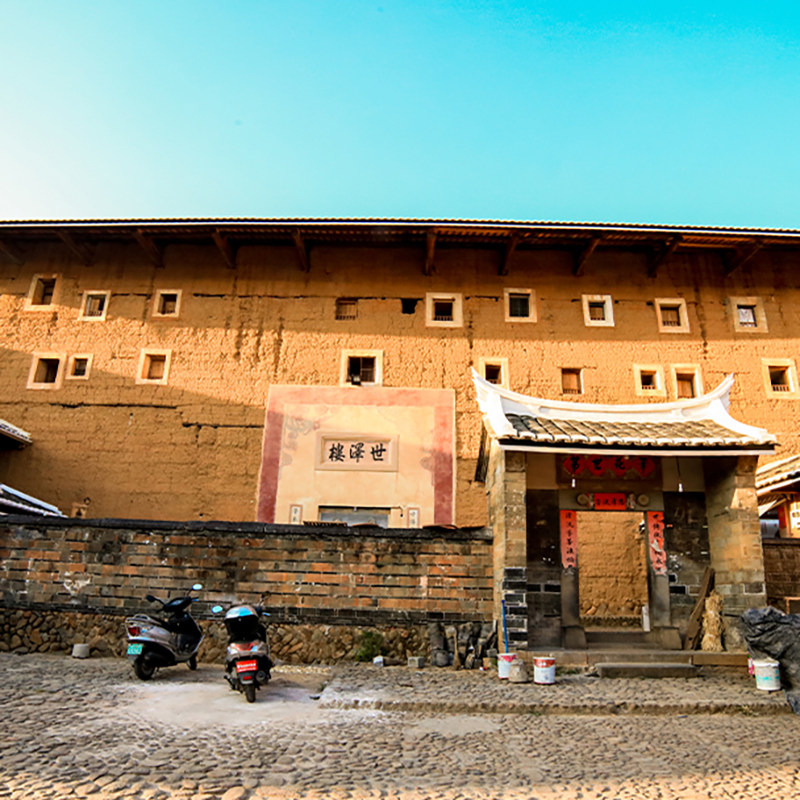福建旅游【永定高北+土楼王】厦门土楼一日游承启楼世泽楼五云楼