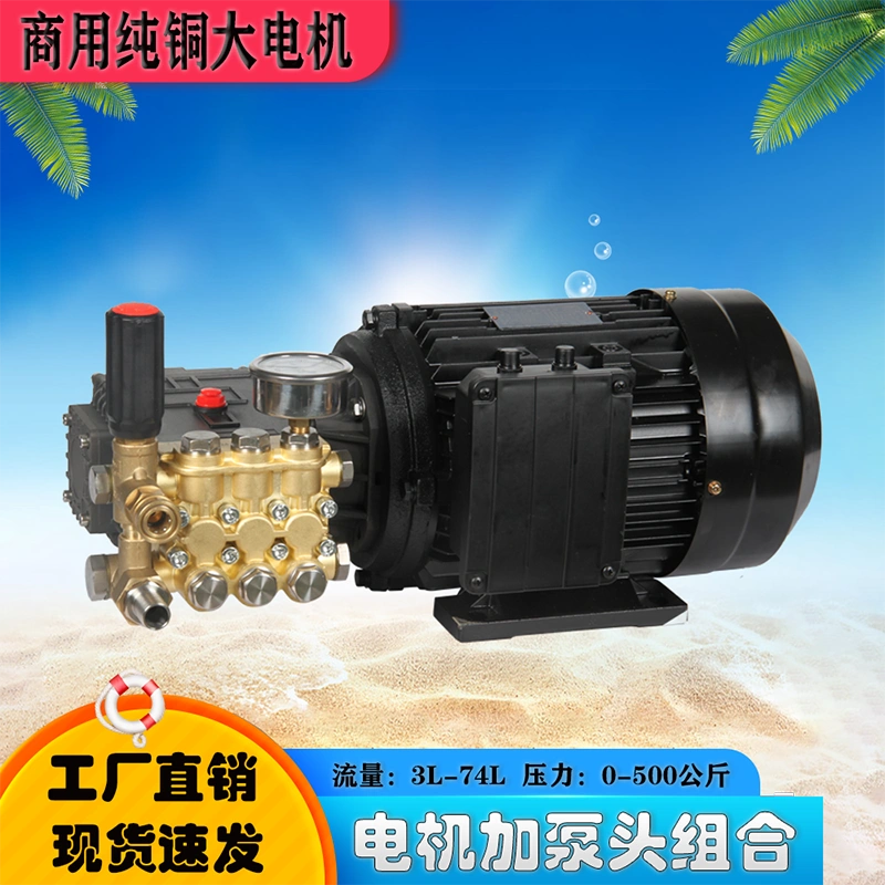 超高压清洗机220V/380V大功率自助加湿造雾打药商用电机加泵组合-Taobao Singapore