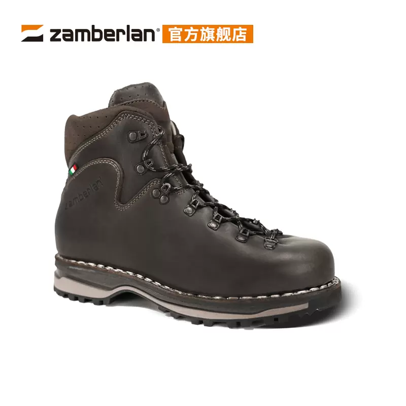 Zamberlan赞贝拉 意大利古典户外徒步登山中帮鞋工装靴男款 1023-Taobao