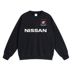 Yokohama Marinos Jersey Japan J League Football Fan Clothing Round Neck Sweatshirt Casual Loose Sportswear
