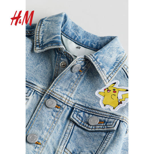 H&M 男の子 ピカチュウ デニムジャケット - 春のコレクション