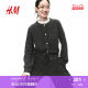 HM summer women's fashion casual and versatile solid color rib knitted cardigan 1263711