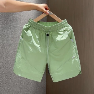 Summer thin beach pants penta pants men's sports casual shorts, loose, breathable and dry trousers
