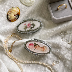 Syuku Art French Retro European Style ins Vintage Portable Jewelry Box Accessory Storage Small Box