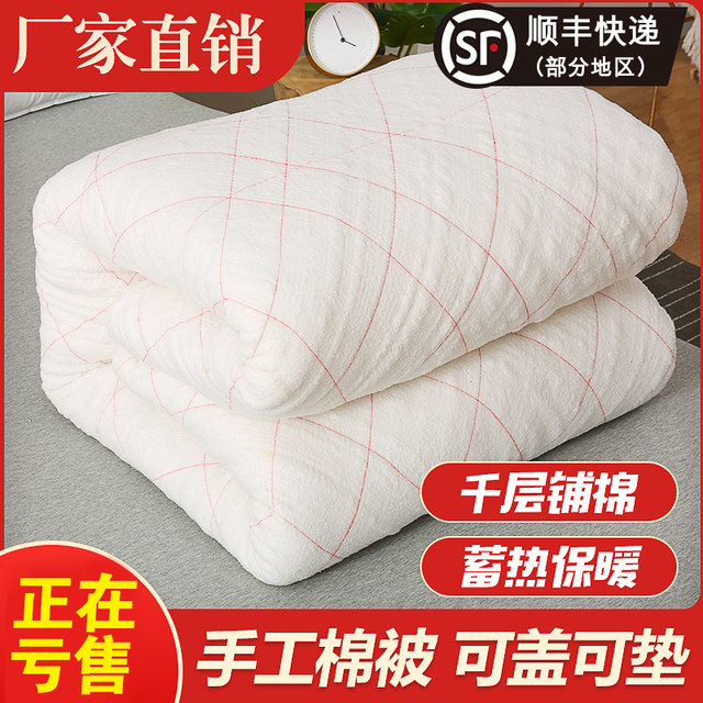 Cotton quilt student dormitory mattress quilt single cotton quilt core spring autumn winter quilt thickened 10 Jin [Jin equals 0.5 kg] quilt