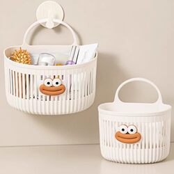 Multifunctional Small Hanging Basket Bathroom Storage Rack Storage Basket Kitchen Dormitory Bedside Wall-Mounted Hanging Basket