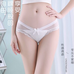 
High-looking sexy underwear for women 2026 new high-end and super good-looking low-waist seamless bow briefs