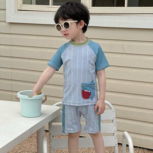 
Children's swimsuit boy fashionable cartoon swimsuit boy baby shark sun protection shorts shorts split quick-drying swimsuit