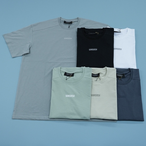 
VANQUISH ESSENTIAL fitness short-sleeved men's loose large size sports and casual round neck T-shirt cotton trendy top
