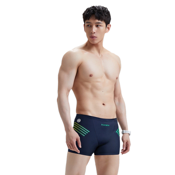 
TOSWIM boxer swimming trunks for men, anti-embarrassing and quick-drying