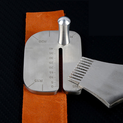 Stainless Steel Pulling And Cutting Device To Prevent The Leather From Being Pulled And Deformed When Pulling And Cutting. Handmade Diy Leather Making And Cutting Dq02
