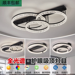 Italian Minimalist Light Luxury High-End Living Room Main Light, Simple Modern Atmospheric Circular Living Room Ceiling Light, Zhongshan Lighting Fixtures