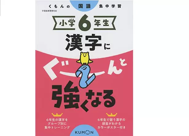 全款日文原版小学6年生漢字小学6年级日语汉字强化练习