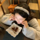 
Mohair wavy headband autumn and winter temperament knitted wool hair press headband increases the top of the skull hairpin high-end hair accessories