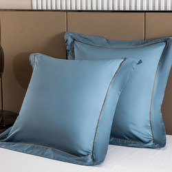 Luxurious Bedroom Cushion Cover, Large Bed Backrest, Simple Solid Color Headboard Throw Pillow, 100-Count Long-Staple Cotton, Pure Cotton