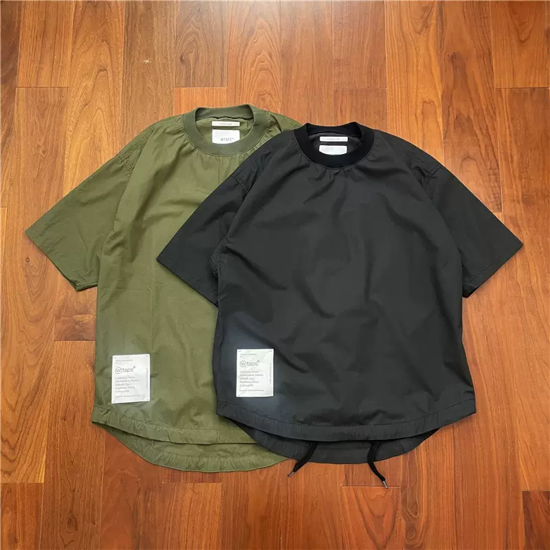 国仓壹树WTAPS SMOCK/SS/COTTON.WEATHER 圆领短袖套头衬衫23SS