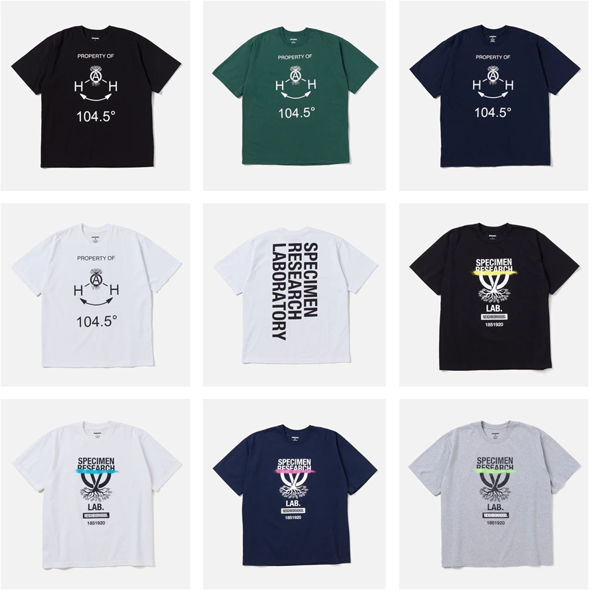 壹树NEIGHBORHOOD SRL TEE SS-1/2 园艺系列短袖T恤23AW-Taobao