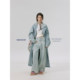 Jinggu white label DADATATA high-end denim washing windbreaker slightly fat mm outfit large size loose spring jacket